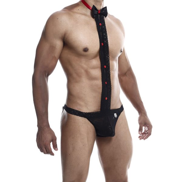 MOB - ESMOQUIN CON TANGA DE ENCAJE TALLA S/M - Image 3