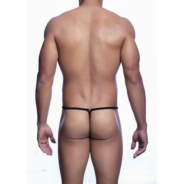 MOB - TANGA NEGRO CON FORMA DE LAGRIMA TALLA S/M - Image 3