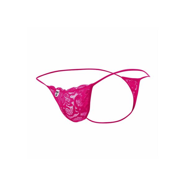 MOB - TANGA DE ENCAJE ROSA TALLA S/M - Image 4