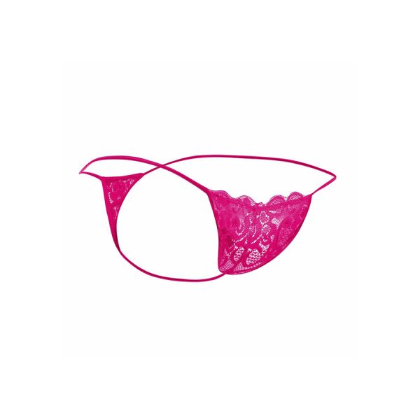 MOB - TANGA DE ENCAJE ROSA TALLA S/M - Image 5