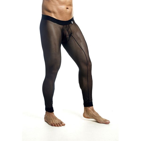 MOB - MEDIAS DE MALLAS TRANSPARENTES NEGRAS TALLA S - Image 3