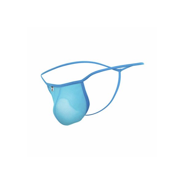 MOB - TANGA TRANSPARENTE CON FORMA DE T AQUA TALLA S/M - Image 4