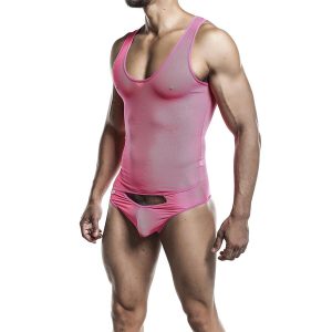 MOB - BODYSHEER TRANSPARTE ROSA TALLA S/M