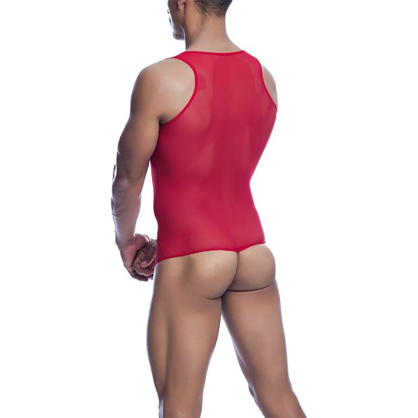MOB - BODYSHEER TRANSPARTE ROJO TALLA S/M - Image 3