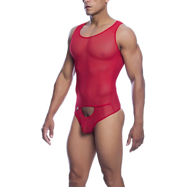 MOB - BODYSHEER TRANSPARTE ROJO TALLA S/M - Image 2