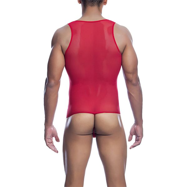 MOB - BODYSHEER TRANSPARTE ROJO TALLA S/M - Image 4