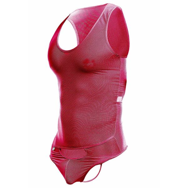 MOB - BODYSHEER TRANSPARTE ROJO TALLA S/M - Image 5