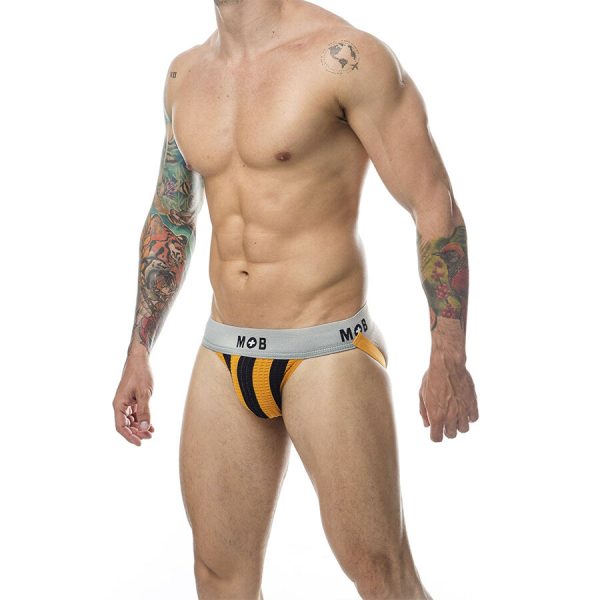 MOB - JOCK CLASICO STRIPE NARANJA TALLA S - Image 2