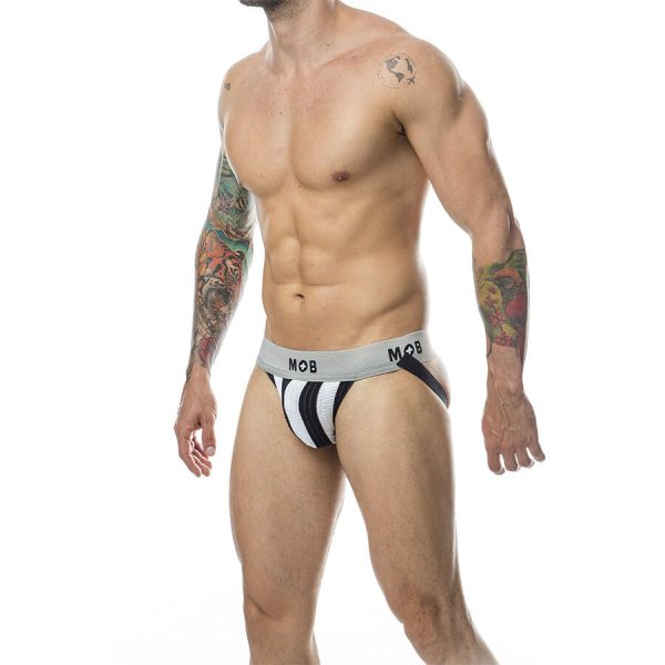 MOB - JOCK CLASICO STRIPE BLANCO TALLA S - Image 2