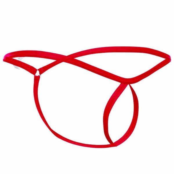 MOB - TANGA ROJO CON FORMA DE LAGRIMA TALLA S/M - Image 5