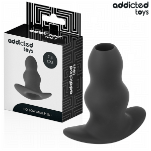 ADDICTED TOYS - HOLLOW ANAL PLUG SILICONE SIZE S 7.3 CM