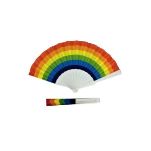 PRIDE - RAINBOW FLAG WOODEN FAN