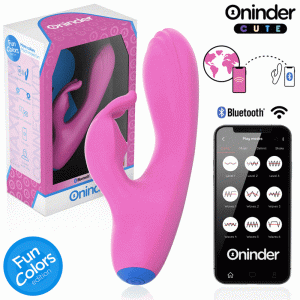 ONINDER CUTE - LOVE BUNNY VIBRATOR G-SPOT CLITORIS - FREE WORLDWIDE APP