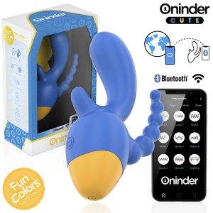 ONINDER CUTE - LOVE 3 SOME TRIPLE VIBRATOR - FREE WORLDWIDE APP