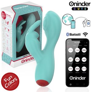 ONINDER CUTE - LOVE BUNNY G-SPOT CLITORAL VIBRATOR - FREE WORLDWIDE APP