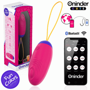 ONINDER CUTE - LOVE PLEASURE VIBRO-WAVE TAPPING SILICONE EGG - FREE WORLDWIDE APP