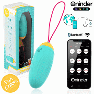 ONINDER CUTE - LOVE PLEASURE VIBRO-ROTATING SILICONE GEM EGG - FREE WORLDWIDE APP