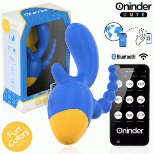 ONINDER CUTE - LOVE 3 SOME TRIPLE VIBRATOR - FREE WORLDWIDE APP