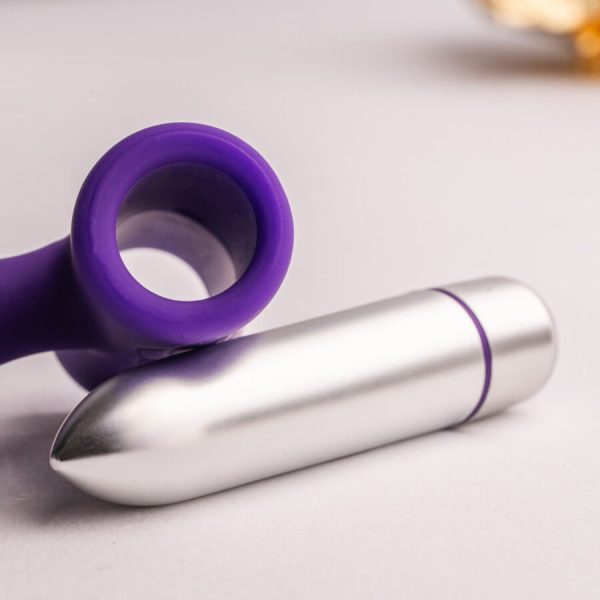 ROCKS- OFF - PETITE SENSATIONS TEAZER ANAL PLUG VIBRATOR PURPLE - Image 5