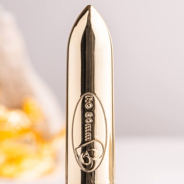 ROCKS- OFF - RO-80 CHAMPAGNE GOLDEN VIBRATING BULLET - Image 2