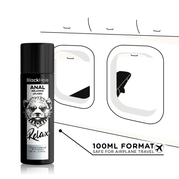 BLACK HOLE - ANAL RELAXING JOJOBA RELAX SILICONE BASE 100 ML - Image 4