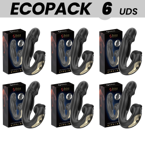 ECOPACKS 6 UNITS - IBIZA ROSE VIBRATOR FLICKING EFFECT AND CLIT STIMULATOR