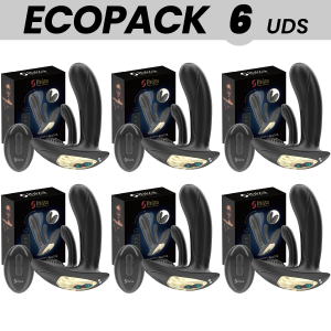 ECOPACKS 6 UNITS - IBIZA WEARABLE VIBRATOR WITH G-SPOT AND CLITORIS STIMULATION WITH REMOTE CONTROL