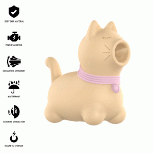 INTENSE - TOULOUSE STIMULATOR WITH 360 ROTATING TONGUE YELLOW