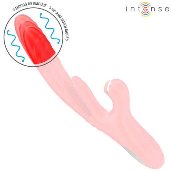 INTENSE - KAROL MULTIFUNCTION VIBRATOR THRUST  STIMULATION  STIMULATING WAVES RED - Image 4