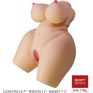 CRAZY BULL - GRACE REALISTIC FEMALE TORSO VAGINA AND ANAL 7.5 KG