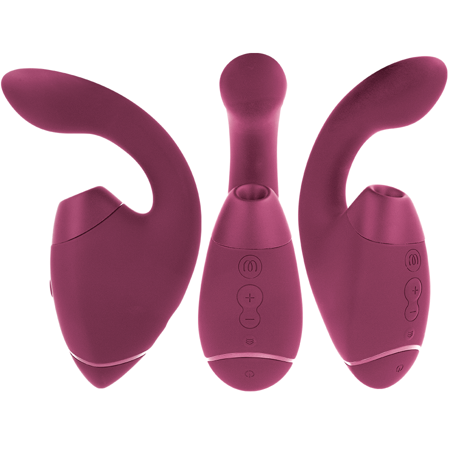 WOMANIZER - DUO NEXT DUAL CLITORAL G-SPOT STIMULATOR DUSKY PINK
