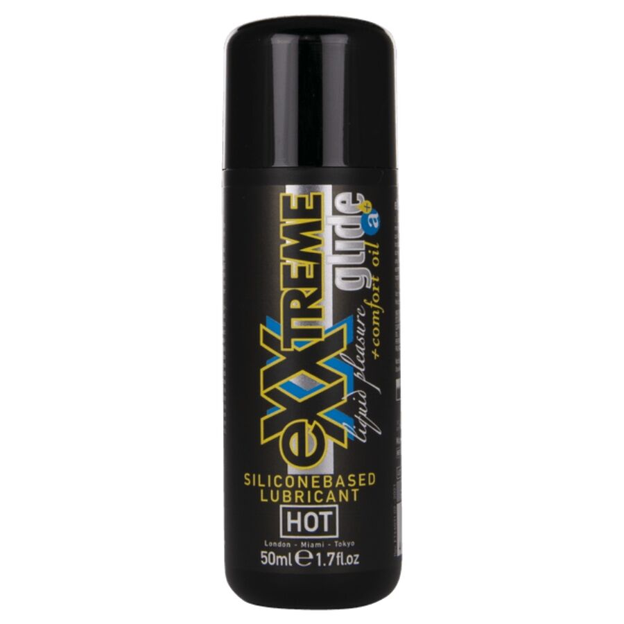 HOT - EXXTREME GLIDE SILICONEBASED LUBRICANT + COMFORT OIL A+ 50 ML