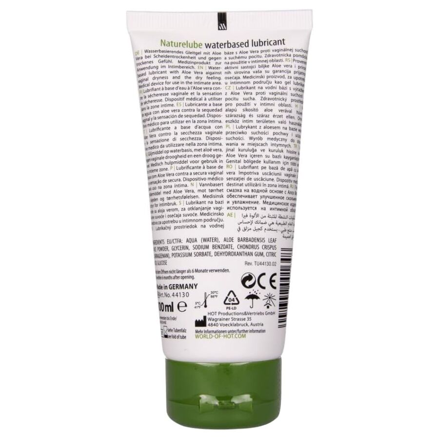 HOT - NATURE LUBE WATERBASED ALOE VERA 100 ML