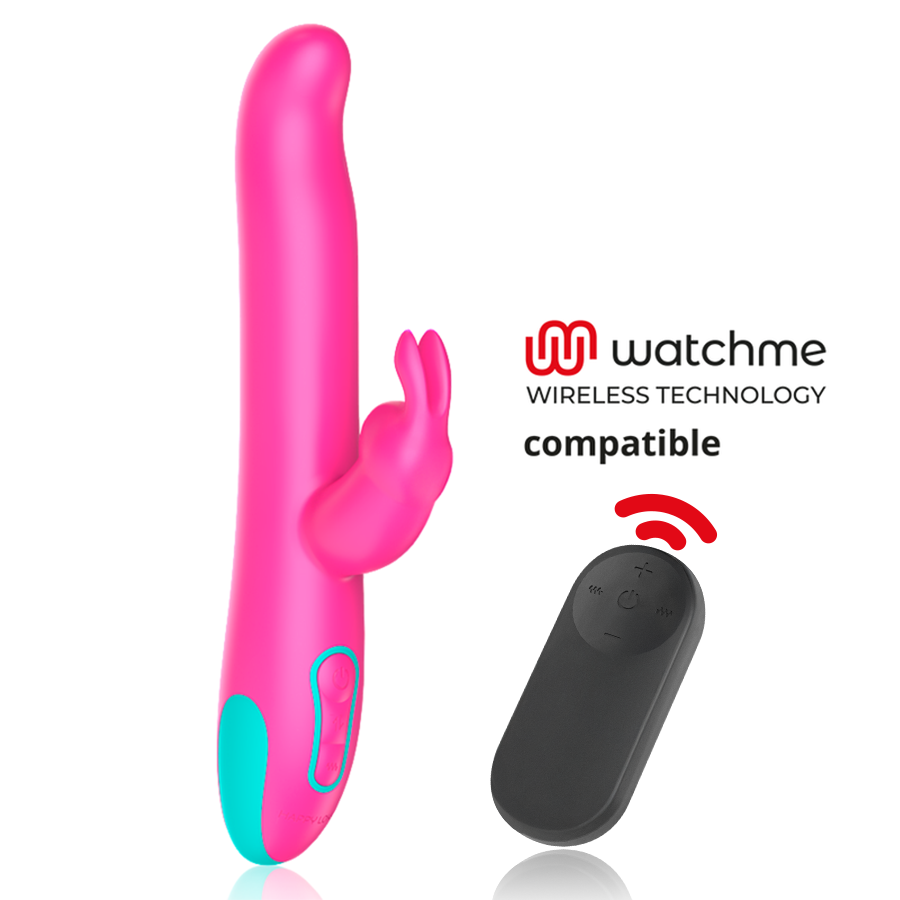 HAPPY LOKY - PLUTO RABBIT VIBRATOR  ROTATOR + MANDO CONTROL REMOTO WATCHME