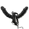 FETISH FANTASY SERIES - VIBRATING DOUBLE DELIGHT STRAP-ON.