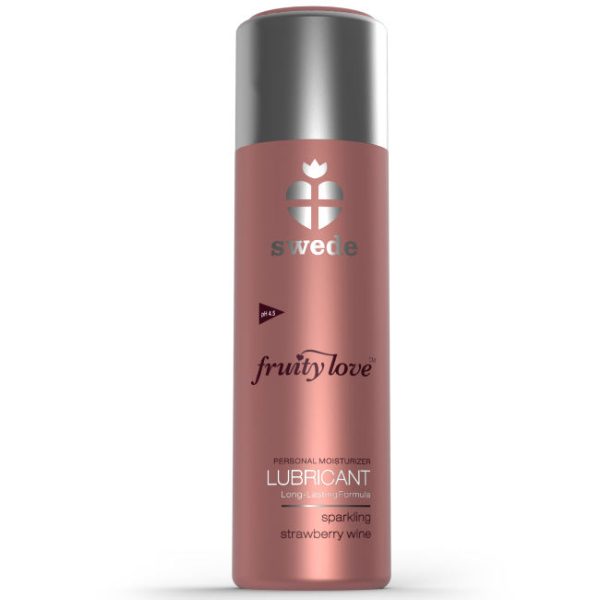 SWEDE - FRUITY LOVE LUBRICANT SPARKLING STRAWBERRY WINE 100 ML - Image 2