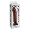 KING COCK - VIBRATING COCK BROWN 20.32 CM