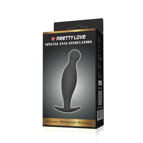 PRETTY LOVE - SILICONE ANAL PLUG 11.7 CM BLACK - Image 5