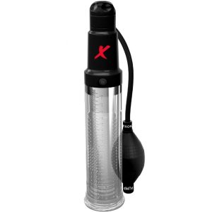 PDX ELITE - SUCK N PUMP STROKER VIBRATING MASTURBATOR STIMULATING WAVE PUMP