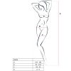 PASSION - WOMAN BS024 WHITE BODYSTOCKING ONE SIZE