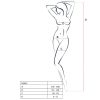 PASSION - WOMAN BS045 WHITE BODYSTOCKING ONE SIZE