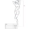 PASSION - WOMAN BS036 WHITE BODYSTOCKING ONE SIZE