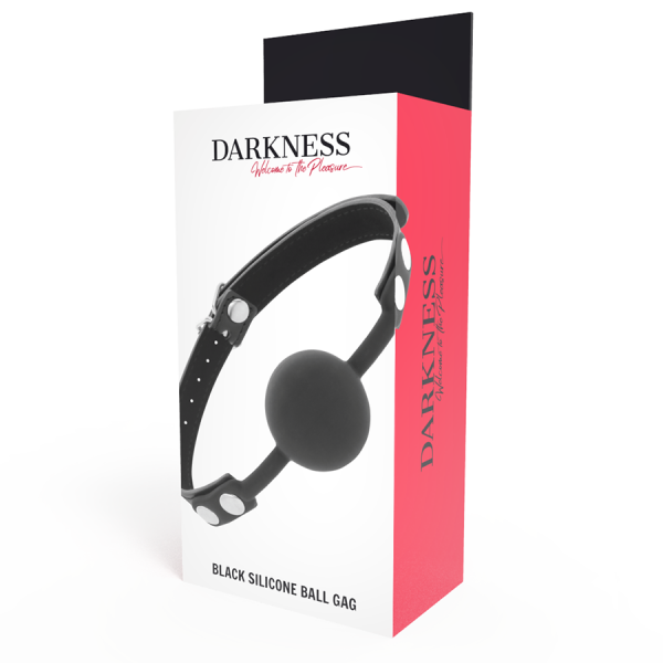 DARKNESS - BLACK SILICONE GAG - Image 4