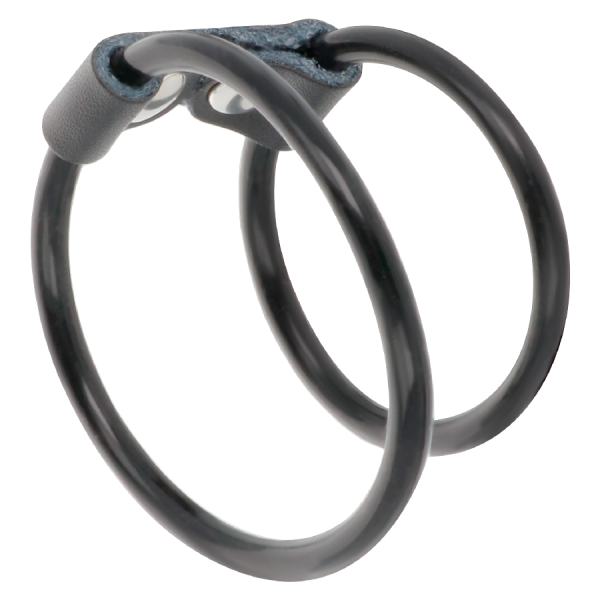 DARKNESS - DOUBLE FLEXIBLE PENIS RING - Image 2