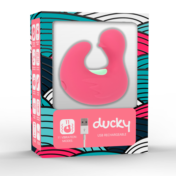 HAPPY LOKY - DUCKYMANIA RECHARGEABLE SILICONE STIMULATOR FINGER - Image 2