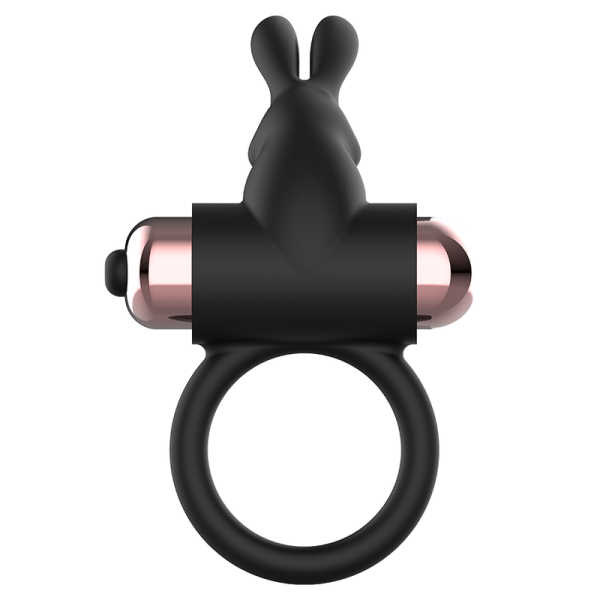 COQUETTE CHIC DESIRE - COCK RING WITH VIBRATOR BLACK/ GOLD - Image 2
