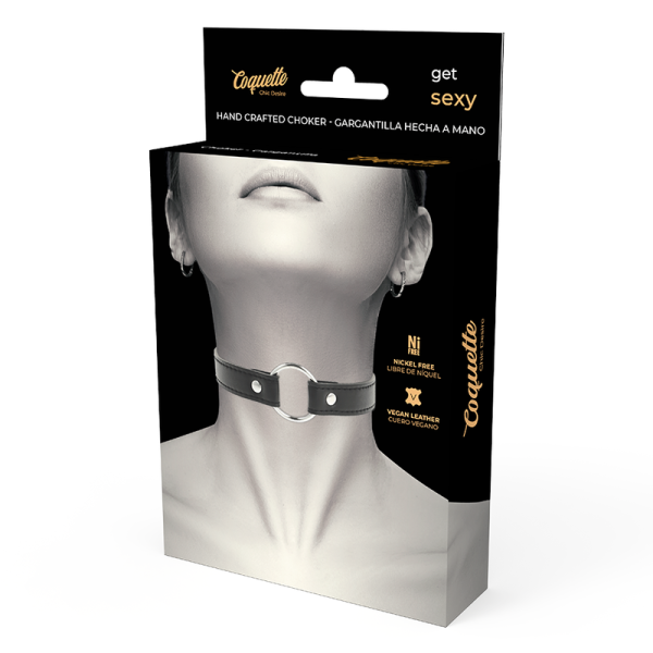 COQUETTE CHIC DESIRE - VEGAN LEATHER NECKLACE WOMAN ACCESSORY - Image 5