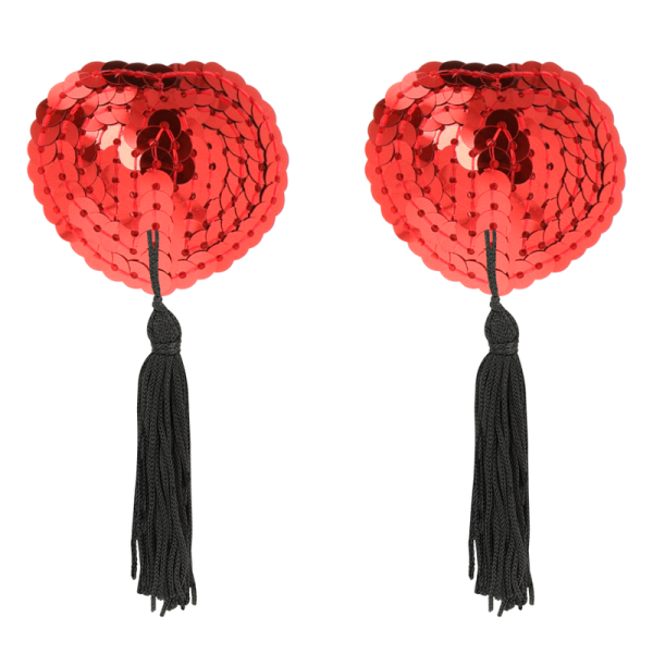 COQUETTE CHIC DESIRE - NIPPLE COVERS RED - Image 3