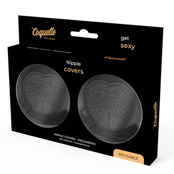 COQUETTE CHIC DESIRE - NIPPLE COVERS BLACK - Image 4