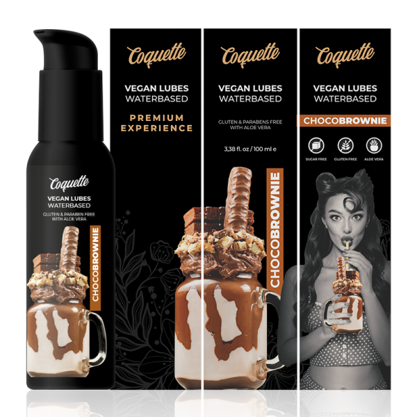 COQUETTE CHIC DESIRE - PREMIUM EXPERIENCE 100ML VEGAN LUBES CHOCOBROWNIE - Image 3
